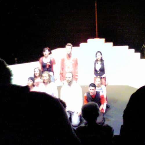 Matt in red Tshirt and waistcoat (clicky)