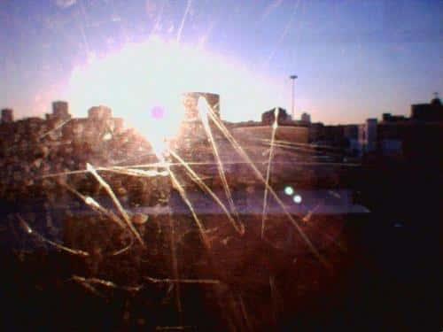 The morning sun plus scratched windows ;) (clicky)